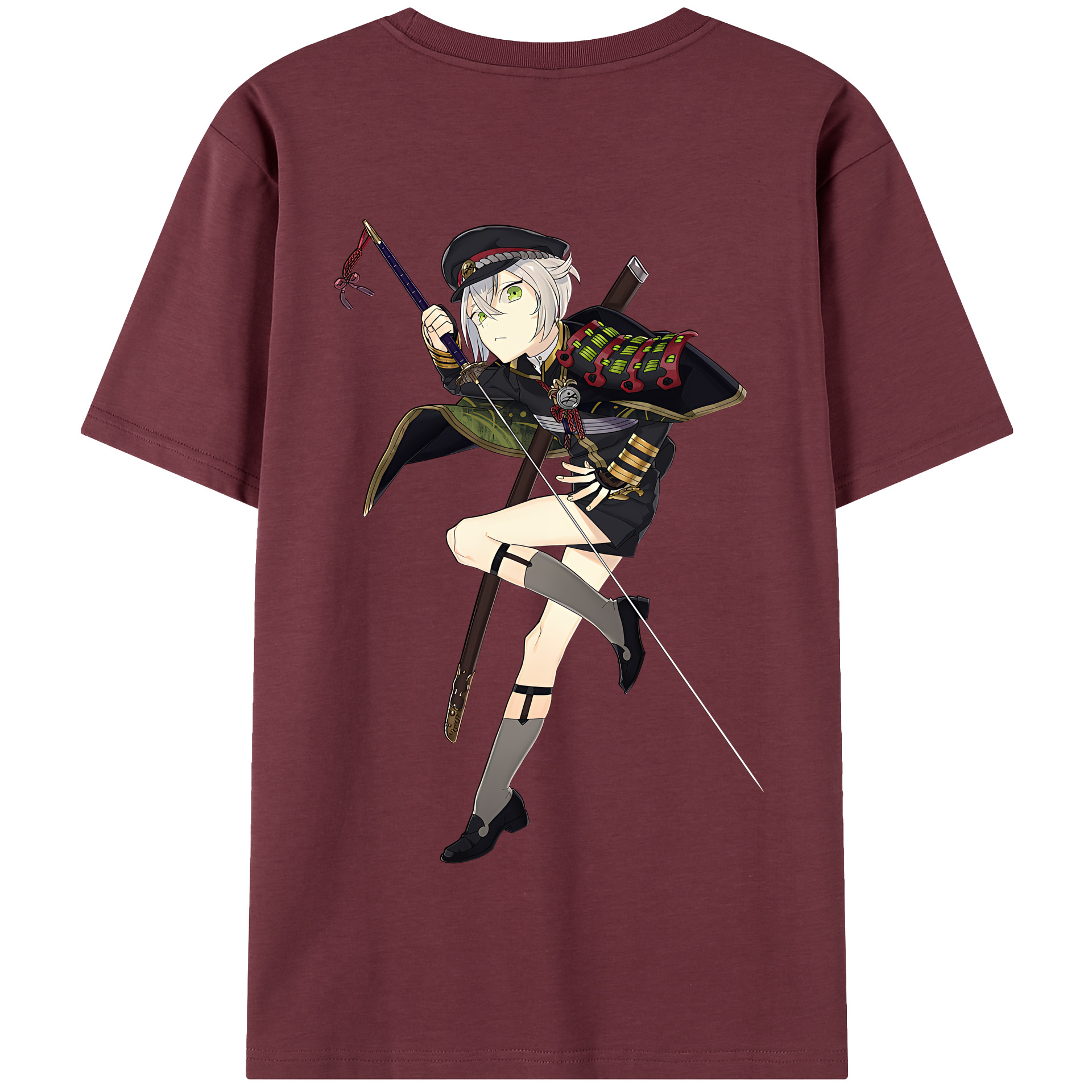 （画像用） 刀剣乱舞 Touken Ranbu 綿100％半袖Tシャツ（背面プリント）